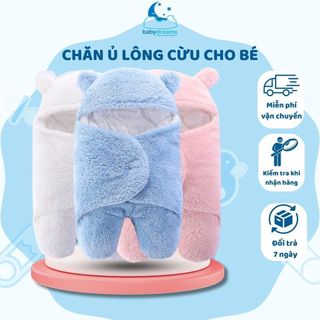 Chăn ủ lông cừu chần bông cho bé sơ sinh Baby Dreams