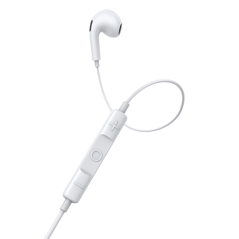 Tai nghe Baseus Encok Type-C lateral in-ear C17 có dây, White | Hàng chính hãng - Full cao cấp