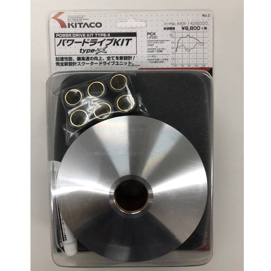 BỘ NỒI TRƯỚC KITACO CHO XE TAY GA HONDA CLICK, VARIO, AB, PCX mã 489-1440000