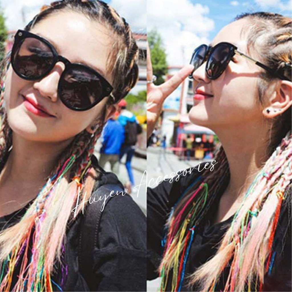 Set 5 dây ruy băng buộc tóc, tết tóc nhiều màu 5mm dài 1m dành cho nữ Huyền Accessories - RB0.5