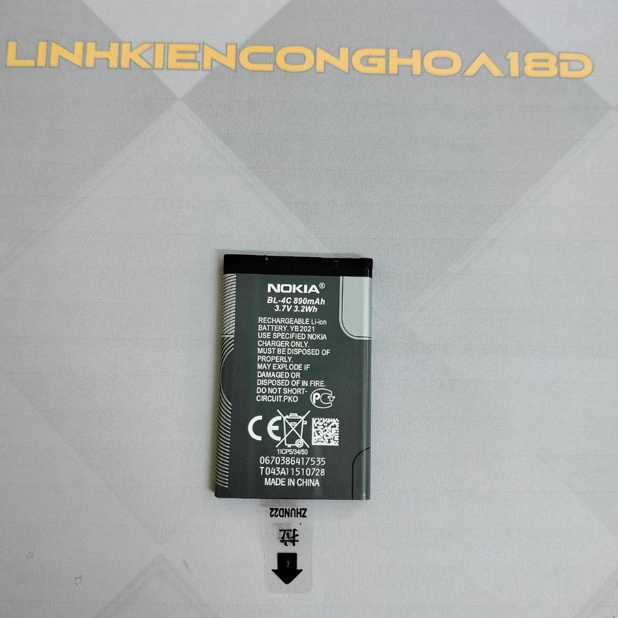 Pin Nokia BL-4C dành cho Nokia dành cho điện thoại bàn phím đời thấp