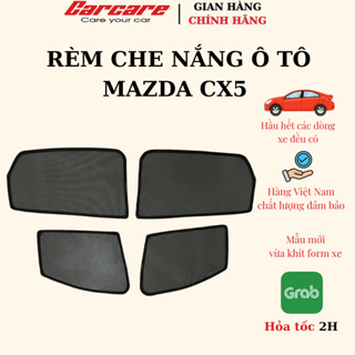 Rèm che nắng ô tô theo xe CX5 2013- 2017, 2018-2025- Bộ 4 tấm dính nam châm