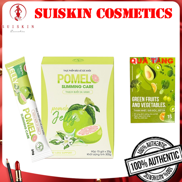 Thạch Bưởi Da Xanh POMEL SLIMMING, Giảm Cân, giảm Mỡ Hiệu Qủa An Toàn,Tặng detox