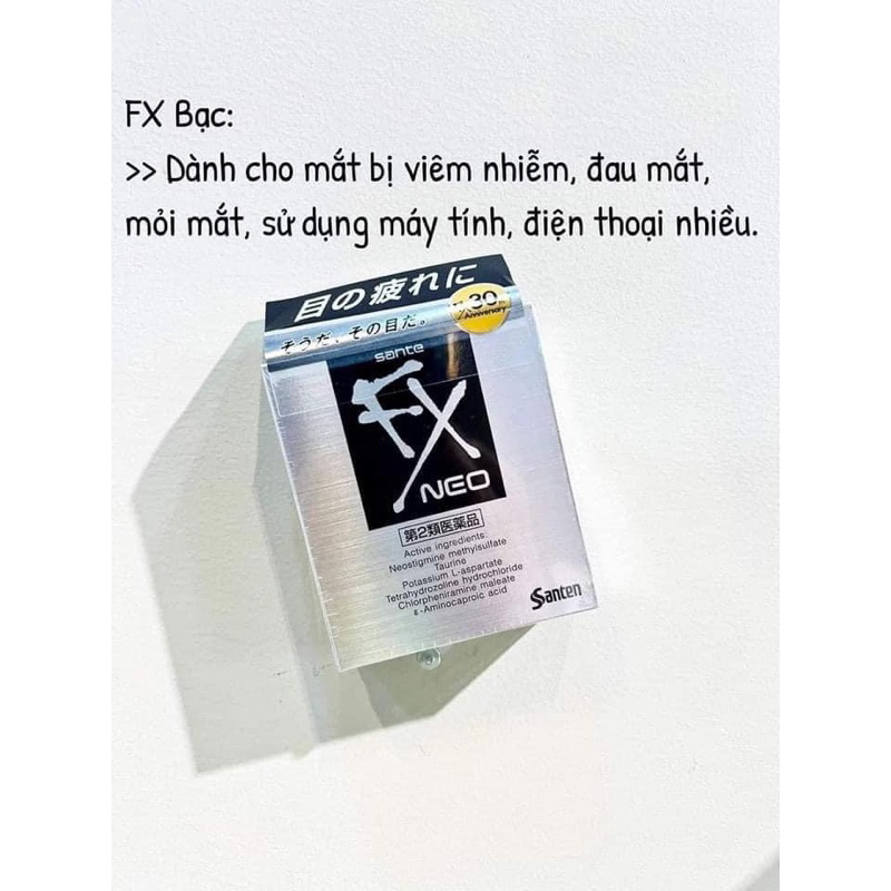 Nhỏ mắt Sante Neo Bạc 12ml