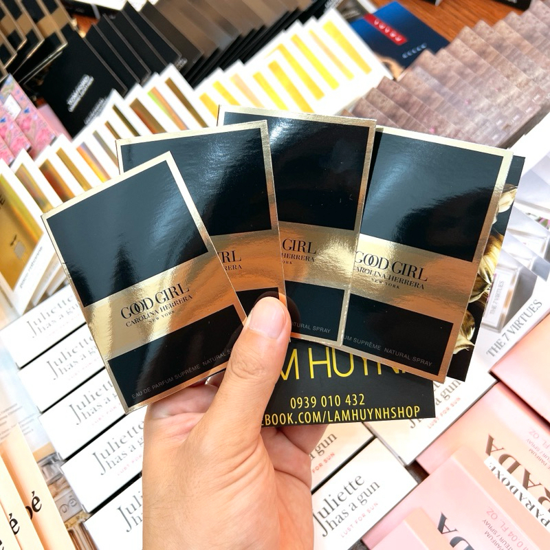 Vial Nước hoa guốc GOOD GIRL Carolina Herrera 1,5ml