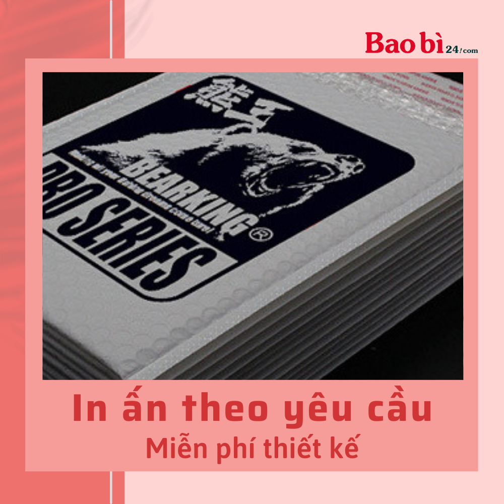 1 Túi niêm phong chống sốc - Túi nilong lót bóng khí xốp hơi gửi hàng, gói hàng, đóng hàng an toàn