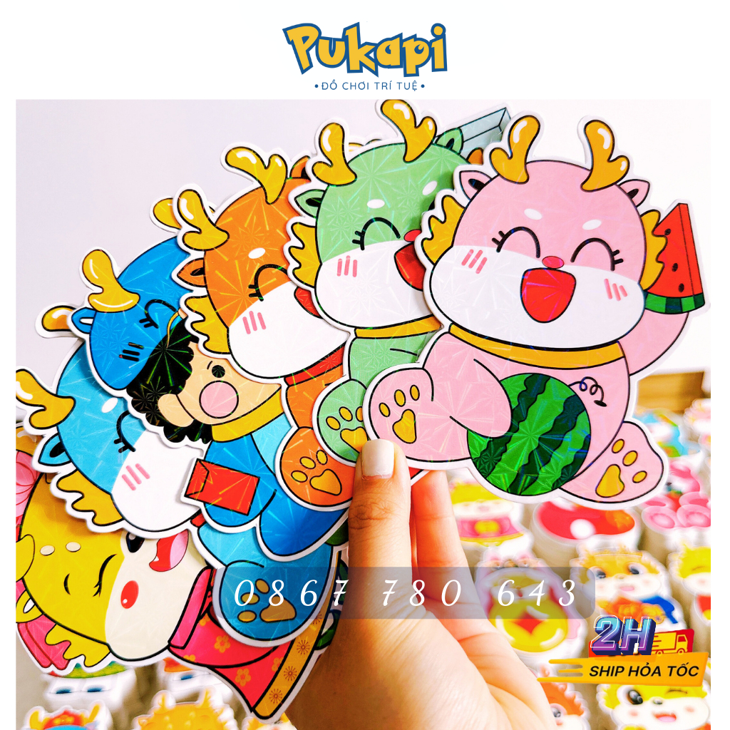 Bao Lì Xì Chibi Tết 2024 Giáp Thìn Nhiều Mẫu PUKAPI