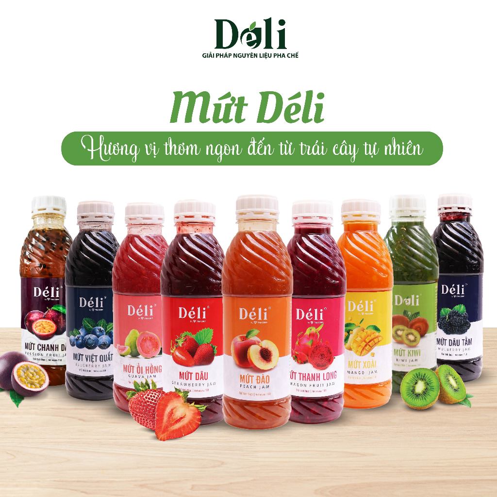 HSD: 12 tháng. Nguyên liệu dùng pha chế sinh tố, trà trái cây