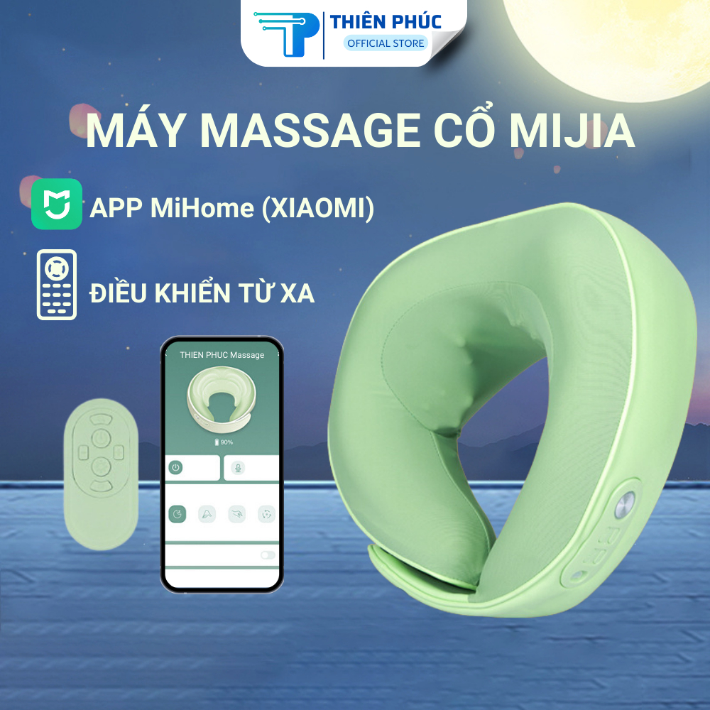 Máy massage cổ chữ u THIÊN PHÚC TÂM, có ánh sáng đỏ, loại bỏ cơn đau nhức vai gáy, thúc đẩy quá trình lưu thông máu
