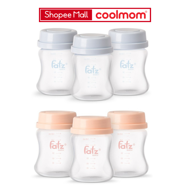 Bộ 3 bình trữ sữa mẹ Fatzbaby 140ml Store 2 FB0140VN