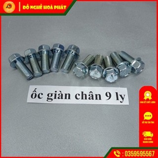 Ốc 9 ly cấy để chân xe máy khắc phục trờn ren
