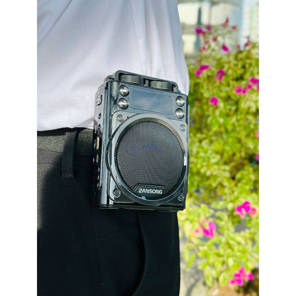 Mic Trợ Giảng Không Dây Chính Hãng Zansong M12 - M16 - M18 - Loa Trợ Giảng Chuyên Dụng Cho Giảng Viên