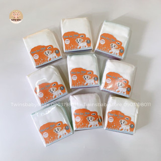 Khăn sữa gạc nhật Cún con 4 lớp cho bé
