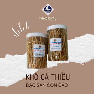 Khô cá thiều tẩm gia vị thảo châu, khô cá thiều đặc sản côn đảo, khô cá thiều xé sợi hộp 250g