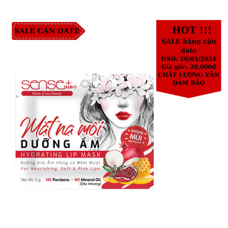 Mặt nạ môi sense plus dưỡng ẩm cho môi 5g
