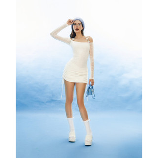 SUZY dress/ đầm thun nơ kiểu cá tính dễ thương