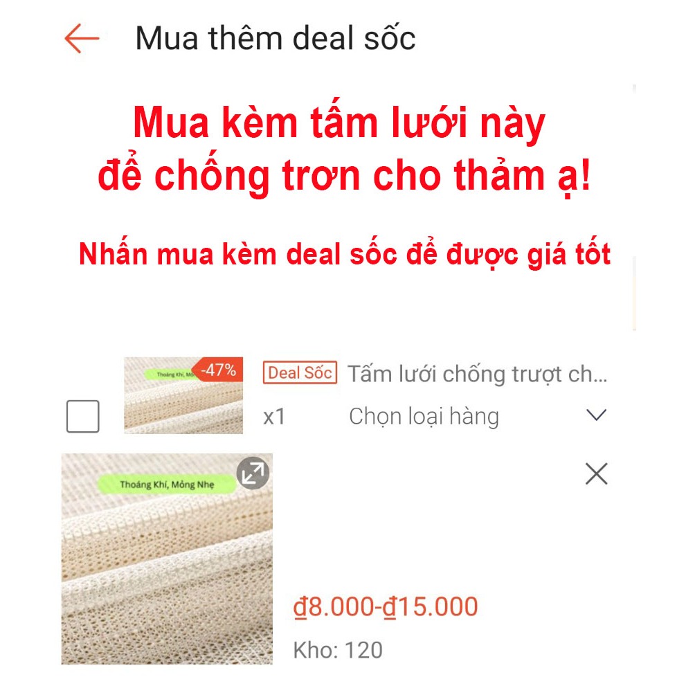 Thảm lau chân hoa 8 cánh size 50cm vải mềm như lông