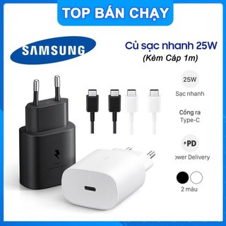 Bộ củ cáp sạc nhanh samsung 25w,cam kết thời gian sạc nhanh,không nóng máy,bảo vệ pin,chính hãng cenlica,bh 12 tháng