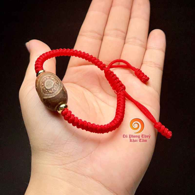 Vòng tay Dzi 3 mắt