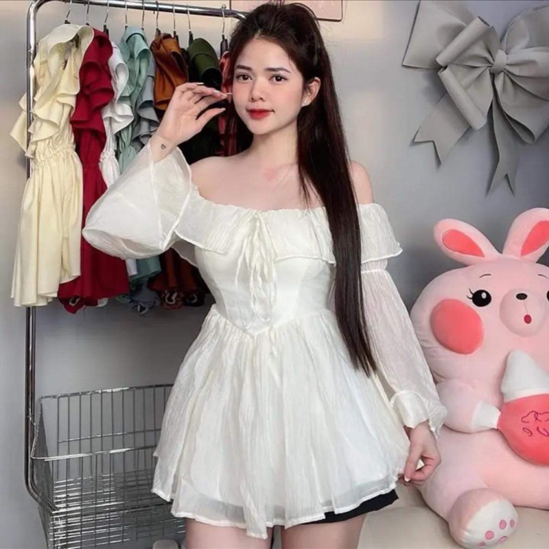 SET ÁO VOAN BÈO KÈM QUẦN ĐÙI BIGSIZE