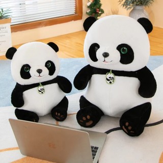 Gấu bông Gấu trúc lông xù hàng quảng châu nhập khẩu nguyên con size 50 cm