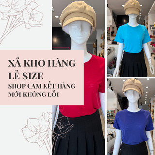 XẢ KHO COMBO 3 ÁO 99K  Áo thun cotton mỏng nhẹ nữ siêu thấm hút ANHSTORE chất thun cotton siêu mỏng nhẹ, thấm hút tốt