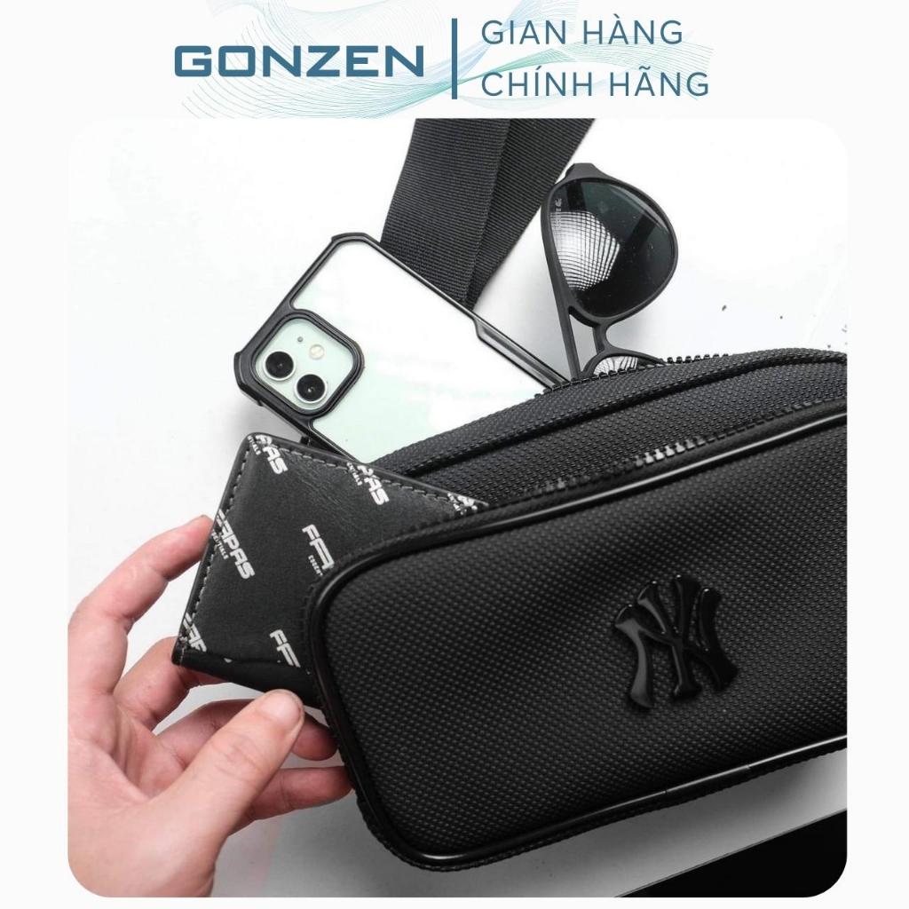 Túi Đeo Chéo MLB Nam Mini Size 20*14*7 ,Túi Đeo Chéo NY Nam Nữ Vải Da Chống Nước Mẫu Mới Hót Hiện Nay_GONZEN TX02