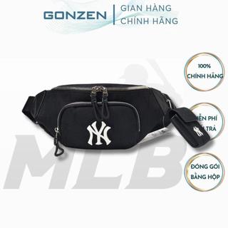 Túi Đeo Chéo Màu Đen Thời Trang Cao Cấp Dành Cho Nam Nữ, Túi Đeo Bụng Vải Polyester Canvas Chống Thấm Nước_GONZEN TX05