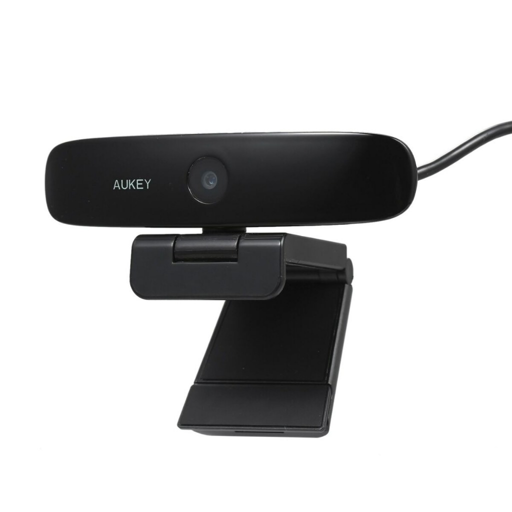 Webcam Aukey PC-LM5 1080P với 2 Mic , chân cắm USB cho PC , máy tính , laptop