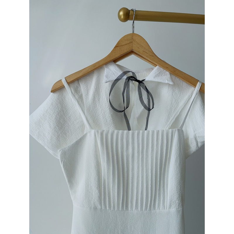 Set đầm 2 dây kèm áo khoác tiểu thư