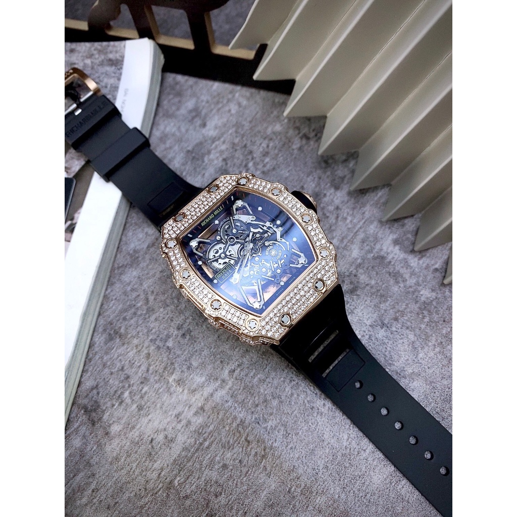 Đồng hồ Nam Rich@rd Mill€ RM 35-01 Rafa 1454187, Size 42x50mm, Fullbox, Luxury diamond watch