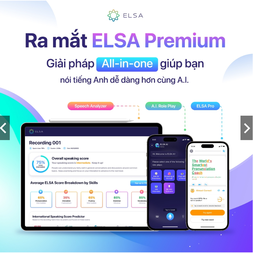ELSA Premium bao gồm