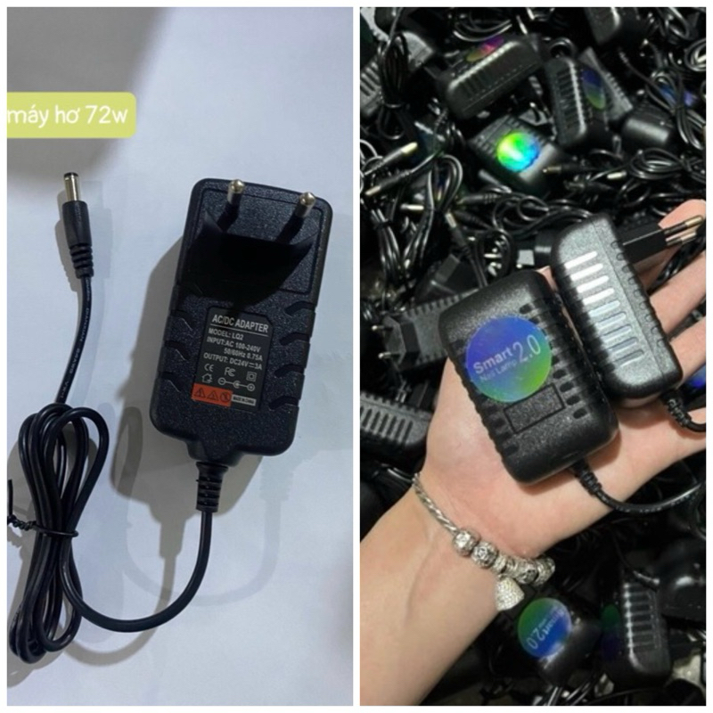 Dây sạc dây nguồn máy hơ Nail 72W , Sun 5 Plus, Sun X8, BQ,T2,Sun one 120W....