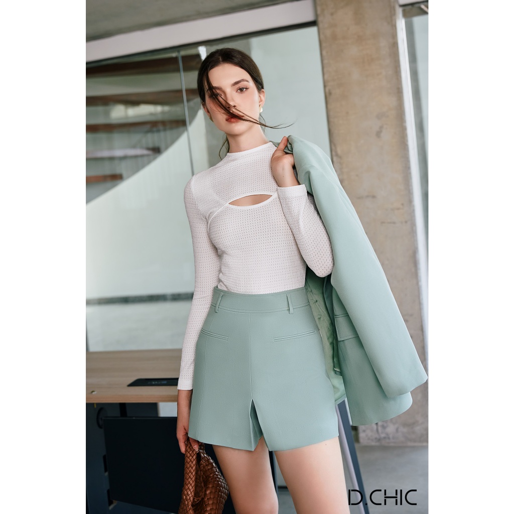 Áo thun dài tay cut out D.CHIC MS: 1812077