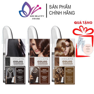 Dầu Gội Phủ Bạc Weilaiya 100ml, Dầu Gội Nhuộm Tóc Đen Vàng Nâu Dưỡng Tóc Bóng Mượt Bền Màu Chắc Khỏe