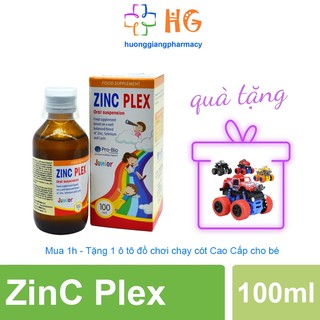 Kẽm Zinc Plex Kẽm cho bé Vitamin tổng hợp cho bé Hỗ trợ tăng sức đề kháng Kích thích tiêu hóa Ăn ngon miệng Lọ 100ml