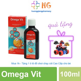 Omega vit bổ sung omega epa dha giúp phát triển trí não thị lực toàn diện cho bé chai 100ml
