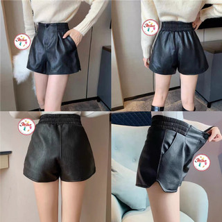 Quần short da cạp chun các loại style