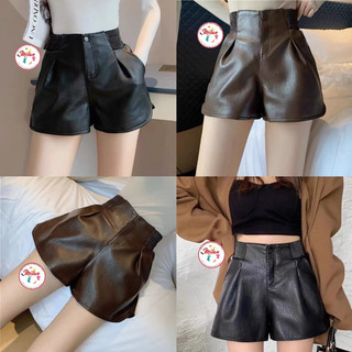 Quần short da cạp chun các loại style
