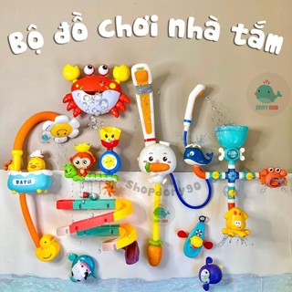 Tổng hợp đồ chơi nhà tắm cho bé, đồ chơi phun nước trong phòng tắm