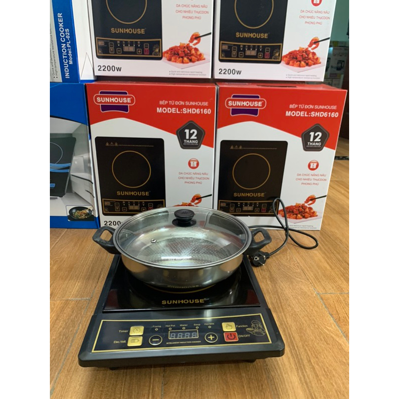 Bếp từ Đơn Sunhouse - CS 2200W - Nấu nhanh, siêu bền