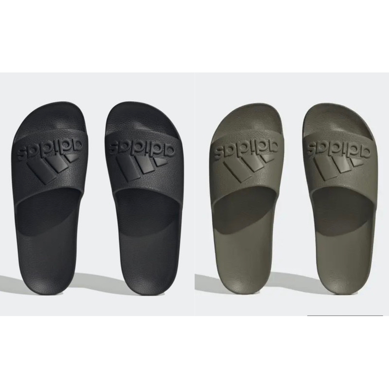 Dép ĐÚC Adidas AQUA mới Thể Thao Thời Trang Màu Đen và Xanh Rêu Nam Nữ Có Sẵn IF7371 / IF7372