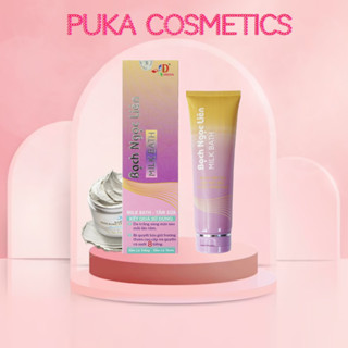 Tắm sữa Milk Bath Bạch Ngọc Liên Dưỡng Trắng Da Lưu Hương Thơm Cao Cấp 160g - PUKA SHOP
