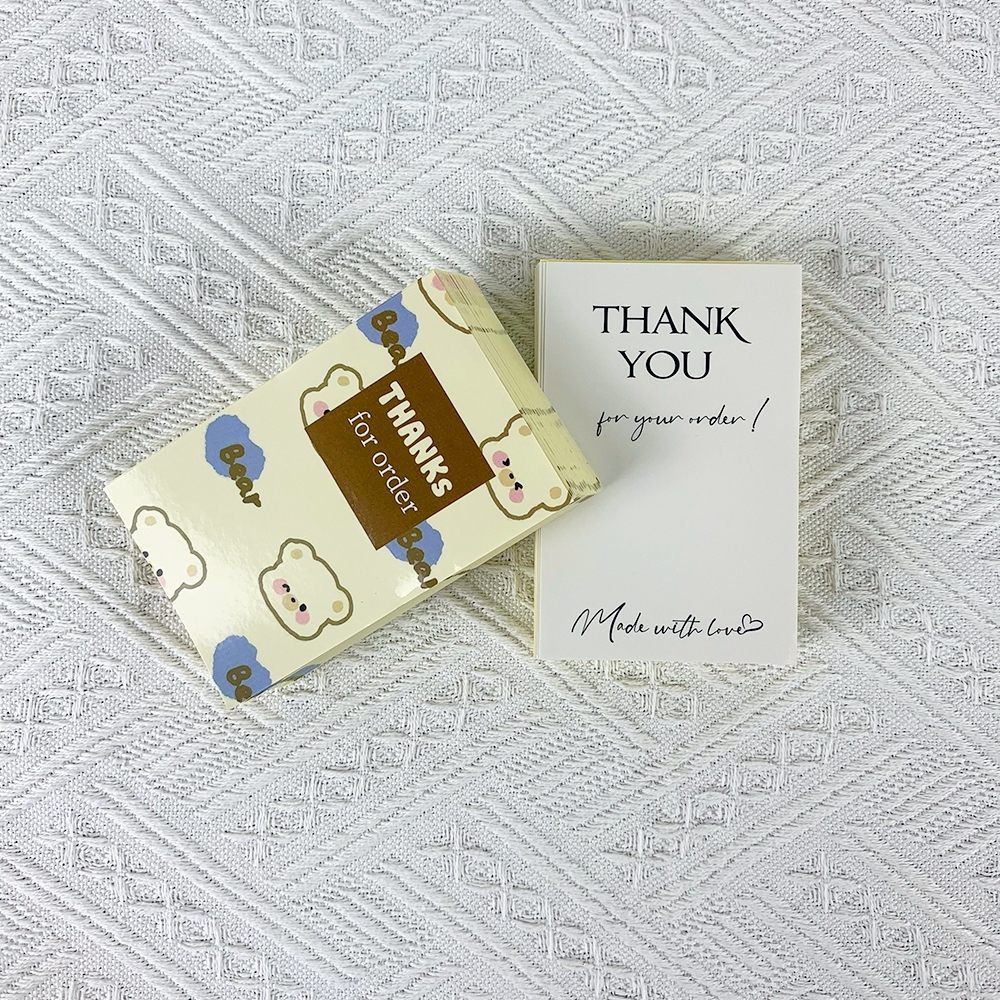 Tem Dán Niêm Phong Hộp Carton, Tem Decal Thank You Có Keo Dán Sẵn Size 7x11cm, Nhãn Dán Giá Rẻ, Cán Màng Chống Nước