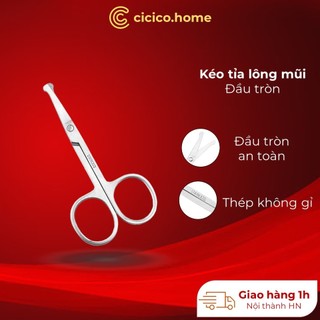 Kéo Cắt Tỉa Lông Mũi Đầu Tròn, Thép Không Gỉ Cao Cấp - Thiết Kế Nhỏ - Gọn - Nhẹ - An toàn