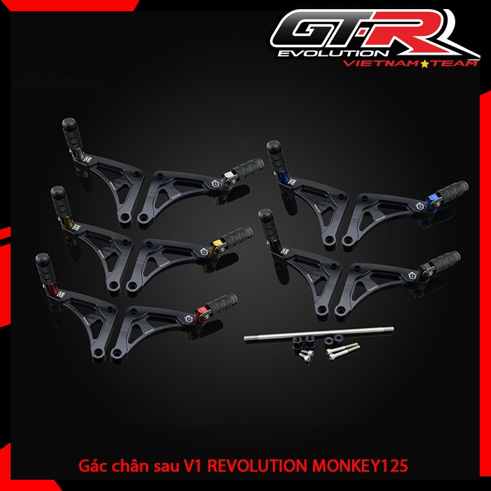 [Chính hãng] Gác chân sau V1 REVOLUTION MONKEY125