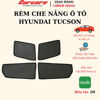 Rèm che nắng theo xe Hyundai Tucson 2004-2009,2010-2015,2016-2021,2022-2023 - Bộ 4 tấm dính nam châm