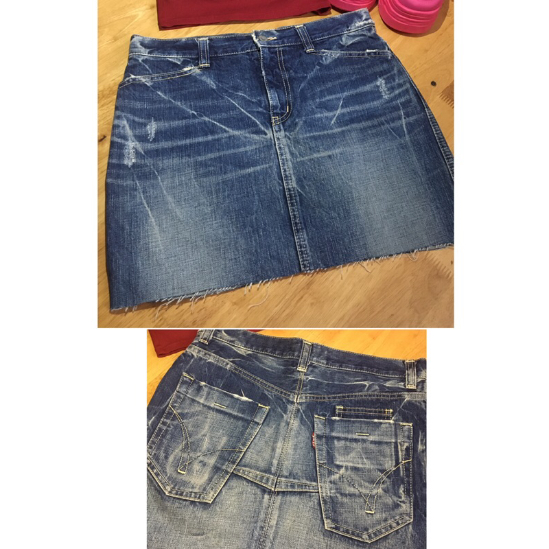 Chân váy jean mini skirt y2k, soft girl,...