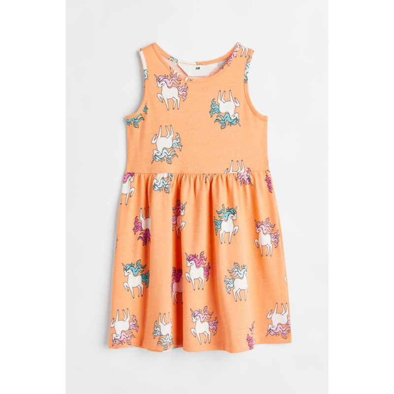 Váy cotton HM auth săn sale bé gái 1 đến 10 tuổi