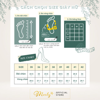 Giày Sandal Dây Gót Thấp Merly 1504